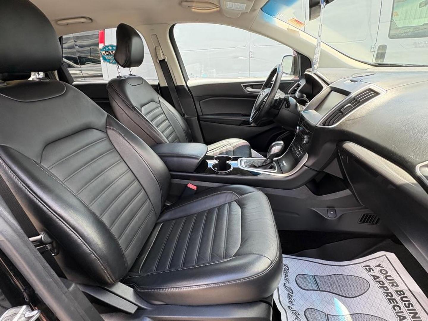 2015 BLACK FORD EDGE SEL (2FMTK4J86FB) with an 3.5L engine, Automatic transmission, located at 501 E. Columbia St., Springfield, OH, 45503, (800) 262-7122, 39.925262, -83.801796 - ***Only 79K Miles***SEL***AWD***Navigation***Blind Spot***Remote Start***Heated Leather Seating***Hands Free Lift Gate***New Tires***All New Brake Pads and Rotors***Fresh Oil Change***NICE*** Jay North Auto has offered hand picked vehicles since 1965! Our customer's enjoy a NO pressure buying e - Photo#16