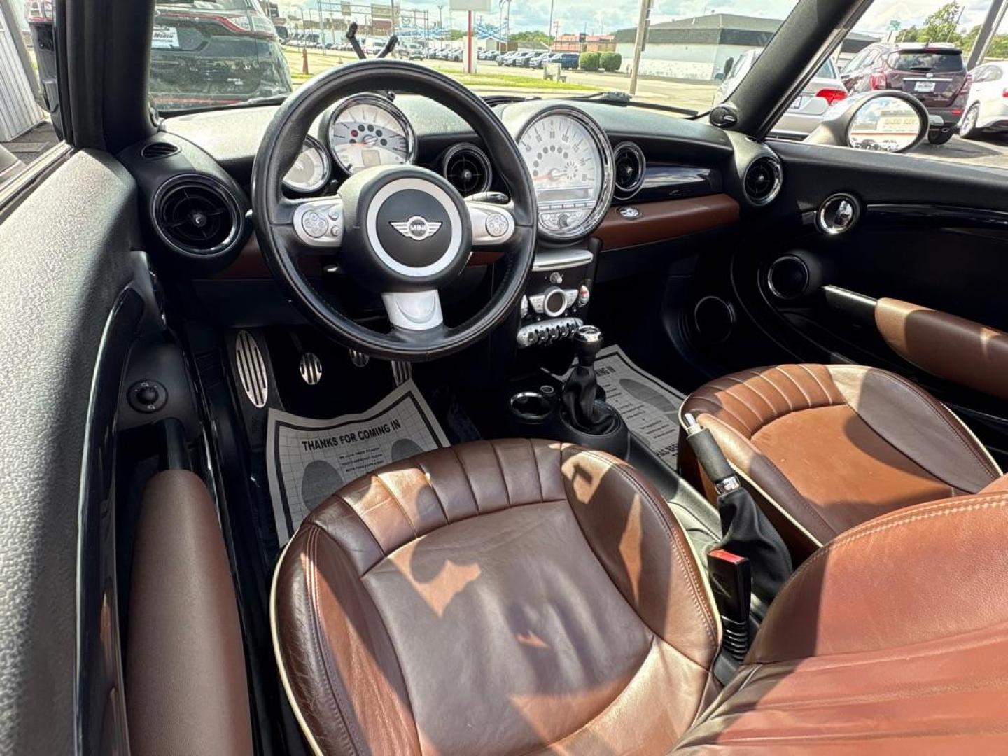 2010 BLACK MINI COOPER S (WMWMS3C50AT) with an 1.6L engine, 6-Speed Manual transmission, located at 501 E. Columbia St., Springfield, OH, 45503, (800) 262-7122, 39.925262, -83.801796 - *** New Clutch *** New Battery *** Inspection *** Oil Change *** Clean CarFax with 34 Service Records *** Jay North Auto has offered hand picked vehicles since 1965! Our customer's enjoy a NO pressure buying experience with a small town feel. All of our vehicles get fully inspected and detailed - Photo#16