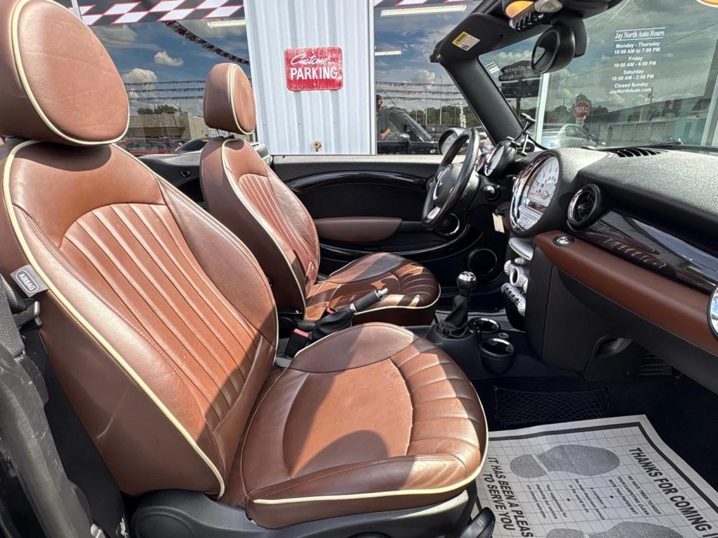 2010 BLACK MINI COOPER S (WMWMS3C50AT) with an 1.6L engine, 6-Speed Manual transmission, located at 501 E. Columbia St., Springfield, OH, 45503, (800) 262-7122, 39.925262, -83.801796 - *** New Clutch *** New Battery *** Inspection *** Oil Change *** Clean CarFax with 34 Service Records *** Jay North Auto has offered hand picked vehicles since 1965! Our customer's enjoy a NO pressure buying experience with a small town feel. All of our vehicles get fully inspected and detailed - Photo#21