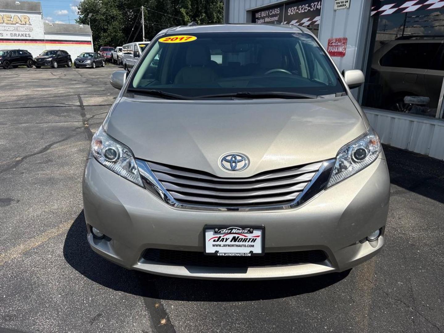 2017 TAN TOYOTA SIENNA XLE (5TDYZ3DC3HS) with an 3.5L engine, Automatic transmission, located at 501 E. Columbia St., Springfield, OH, 45503, (800) 262-7122, 39.925262, -83.801796 - *** Local Trade *** Low Mileage *** LOADED *** New Tires *** XLE *** New Brakes *** Navigation *** Moonroof *** V6 *** 2 Owner w/ Clean CarFax and 22 Service Records *** Power lift Gate *** Power Sliding Doors *** Jay North Auto has offered hand picked vehicles since 1965! Our customer's enjoy a - Photo#6