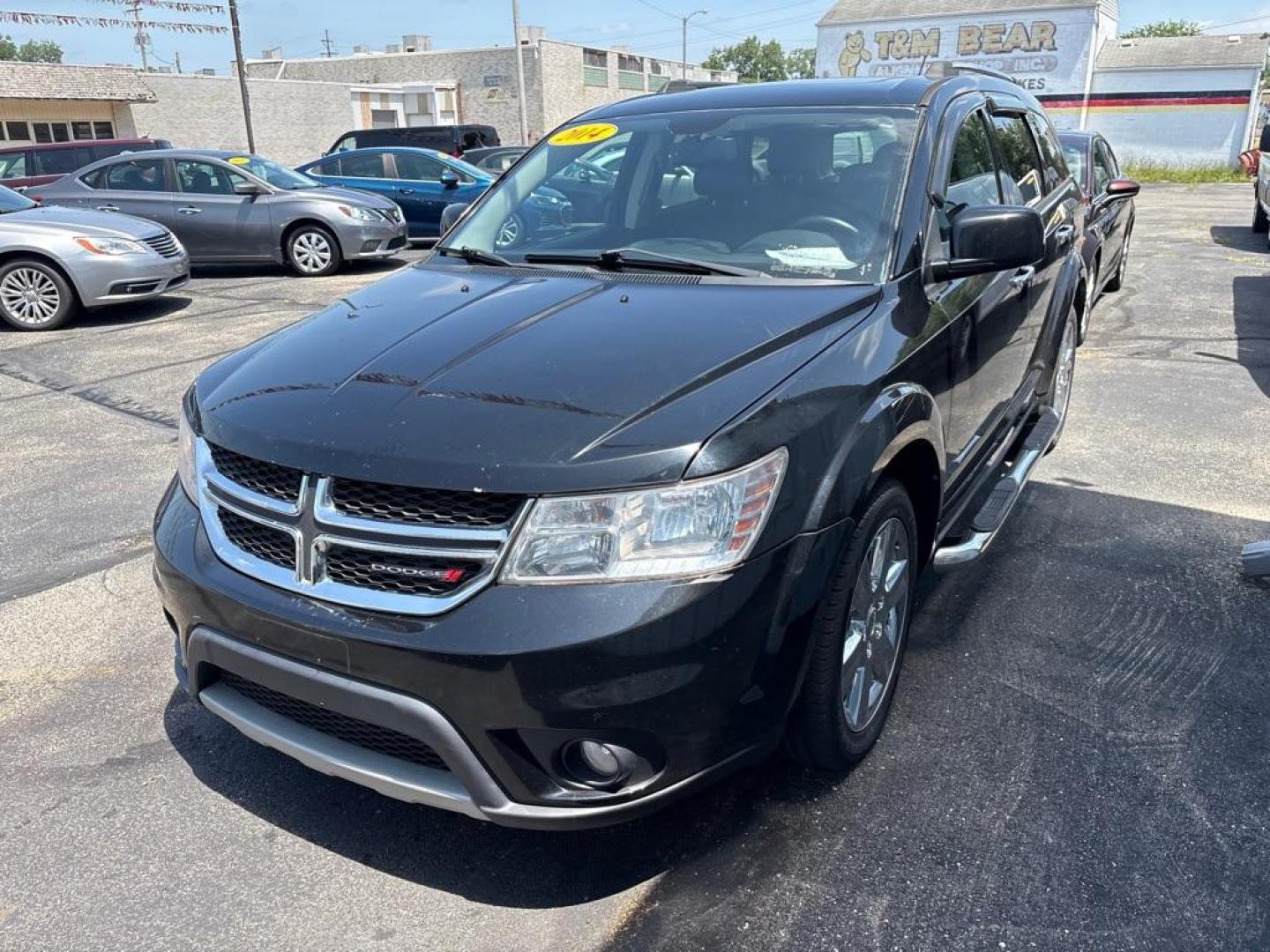 2014 BLACK DODGE JOURNEY LIMITED (3C4PDCDGXET) with an 3.6L engine, Automatic transmission, located at 501 E. Columbia St., Springfield, OH, 45503, (800) 262-7122, 39.925262, -83.801796- Photo#3
