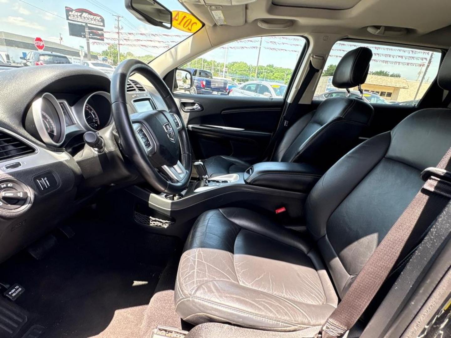 2014 BLACK DODGE JOURNEY LIMITED (3C4PDCDGXET) with an 3.6L engine, Automatic transmission, located at 501 E. Columbia St., Springfield, OH, 45503, (800) 262-7122, 39.925262, -83.801796- Photo#5