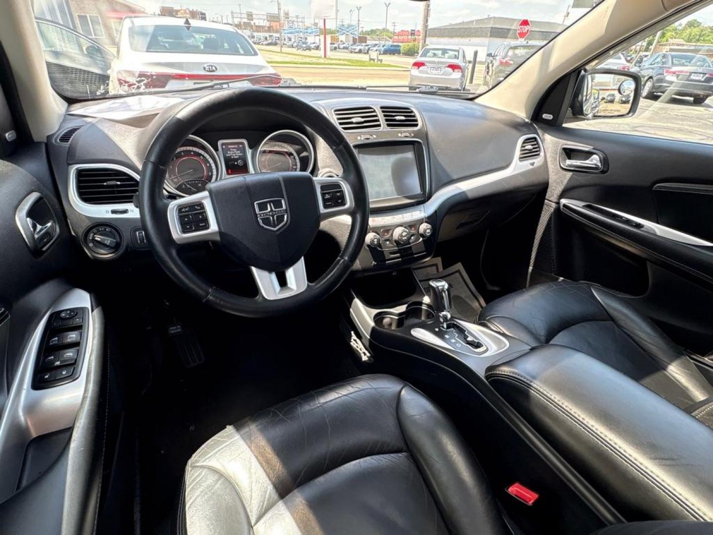 2014 BLACK DODGE JOURNEY LIMITED (3C4PDCDGXET) with an 3.6L engine, Automatic transmission, located at 501 E. Columbia St., Springfield, OH, 45503, (800) 262-7122, 39.925262, -83.801796- Photo#7