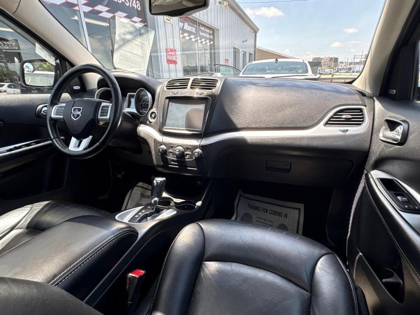 2014 BLACK DODGE JOURNEY LIMITED (3C4PDCDGXET) with an 3.6L engine, Automatic transmission, located at 501 E. Columbia St., Springfield, OH, 45503, (800) 262-7122, 39.925262, -83.801796- Photo#15