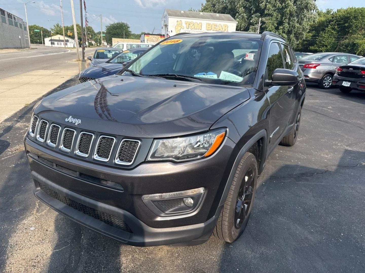 2018 GRAY JEEP COMPASS LATITUDE (3C4NJDBB1JT) with an 2.4L engine, Automatic transmission, located at 501 E. Columbia St., Springfield, OH, 45503, (800) 262-7122, 39.925262, -83.801796 - *** 1 Owner w/ Clean CarFax 22 Service Records *** Tune Up *** New Brakes *** New Wipers *** Oil Change *** Inspection *** 4x4 *** Cold Weather Group Heated Front Seats Heated Steering Whe- Photo#2