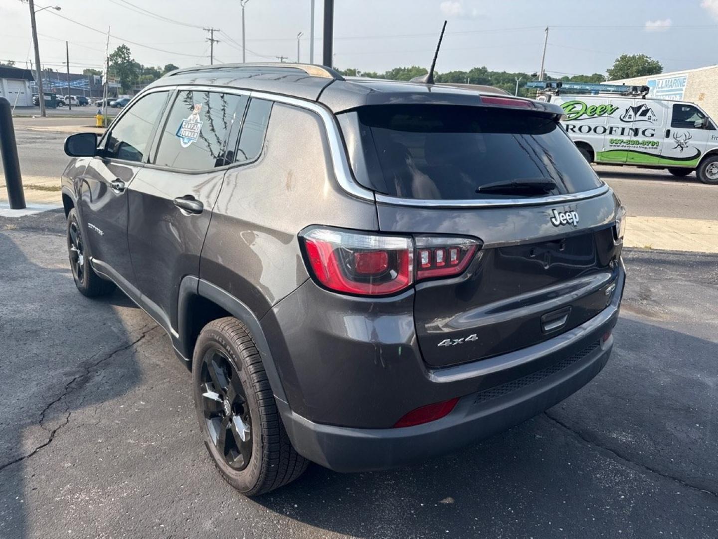 2018 GRAY JEEP COMPASS LATITUDE (3C4NJDBB1JT) with an 2.4L engine, Automatic transmission, located at 501 E. Columbia St., Springfield, OH, 45503, (800) 262-7122, 39.925262, -83.801796 - *** 1 Owner w/ Clean CarFax 22 Service Records *** Tune Up *** New Brakes *** New Wipers *** Oil Change *** Inspection *** 4x4 *** Cold Weather Group Heated Front Seats Heated Steering Whe- Photo#4