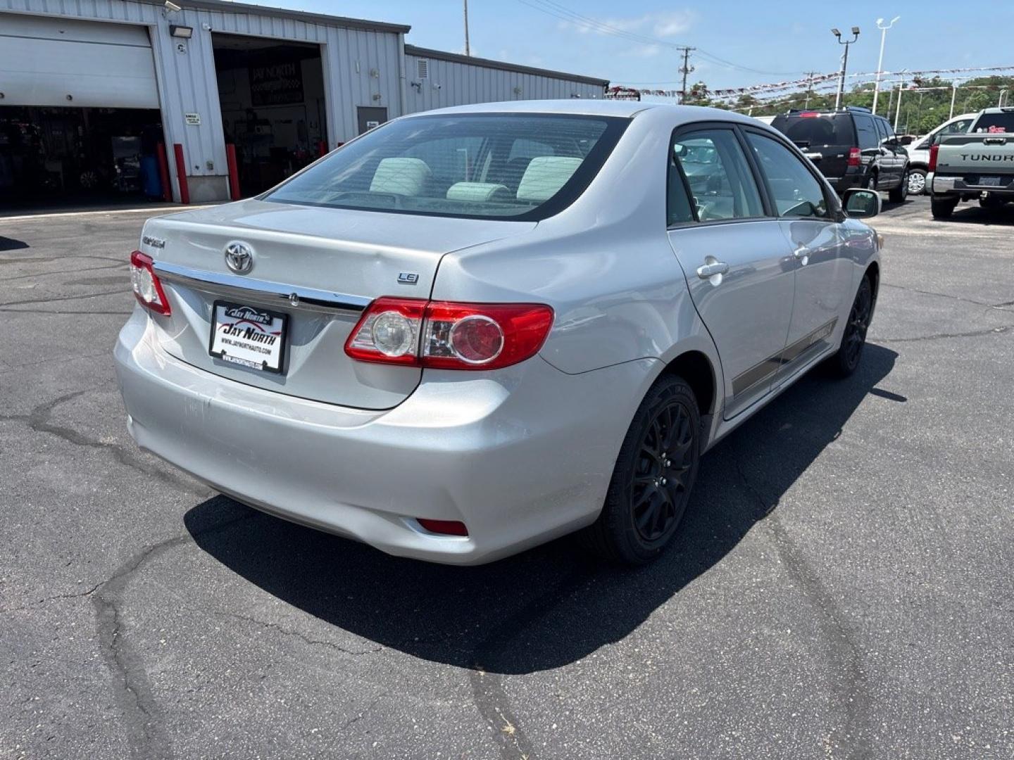 2013 SILVER TOYOTA COROLLA LE (5YFBU4EE9DP) with an 1.8L engine, Automatic transmission, located at 501 E. Columbia St., Springfield, OH, 45503, (800) 262-7122, 39.925262, -83.801796 - ***Clean Carfax***LE***New Air Filter and Cabin Air Filter***New Wiper Blades***New Front and Rear Brake Pads and Rotors***New Tires***Fresh Oil Change*** Jay North Auto has offered hand picked vehicles since 1965! Our customer's enjoy a NO pressure buying experience with a small town feel. W- Photo#2