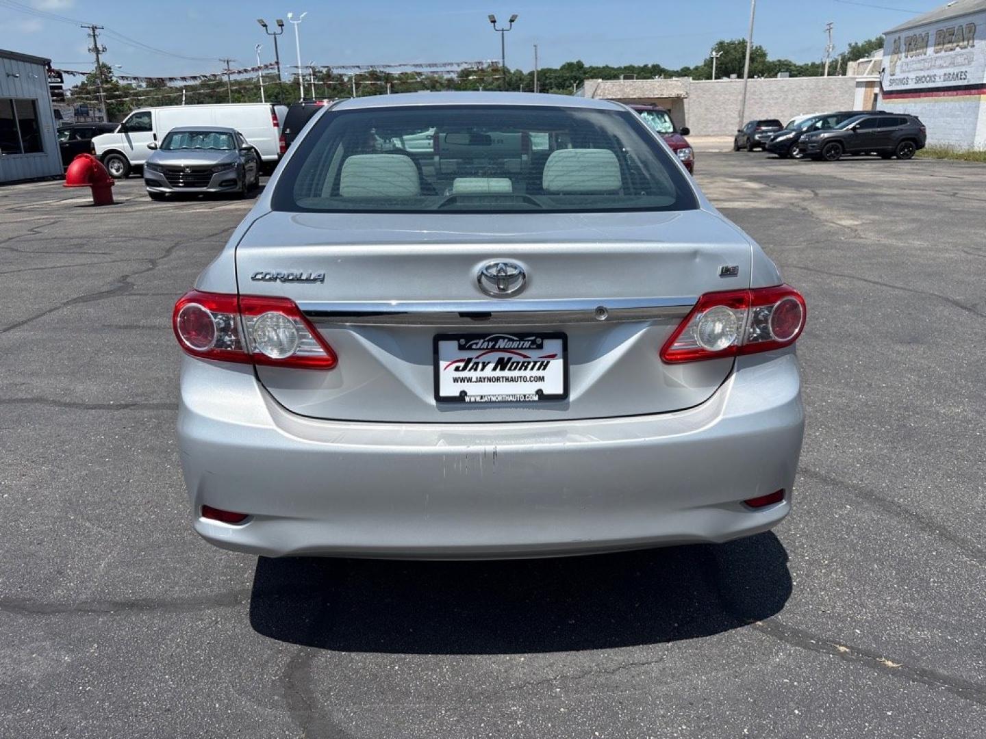 2013 SILVER TOYOTA COROLLA LE (5YFBU4EE9DP) with an 1.8L engine, Automatic transmission, located at 501 E. Columbia St., Springfield, OH, 45503, (800) 262-7122, 39.925262, -83.801796 - ***Clean Carfax***LE***New Air Filter and Cabin Air Filter***New Wiper Blades***New Front and Rear Brake Pads and Rotors***New Tires***Fresh Oil Change*** Jay North Auto has offered hand picked vehicles since 1965! Our customer's enjoy a NO pressure buying experience with a small town feel. W- Photo#3