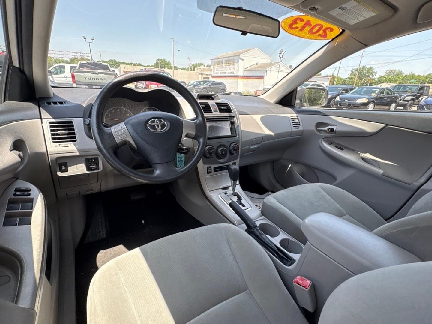 2013 SILVER TOYOTA COROLLA LE (5YFBU4EE9DP) with an 1.8L engine, Automatic transmission, located at 501 E. Columbia St., Springfield, OH, 45503, (800) 262-7122, 39.925262, -83.801796 - ***Clean Carfax***LE***New Air Filter and Cabin Air Filter***New Wiper Blades***New Front and Rear Brake Pads and Rotors***New Tires***Fresh Oil Change*** Jay North Auto has offered hand picked vehicles since 1965! Our customer's enjoy a NO pressure buying experience with a small town feel. W- Photo#8