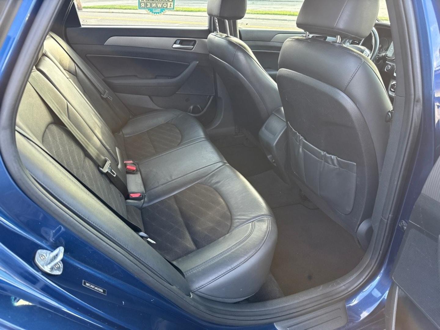 2018 BLUE HYUNDAI SONATA SPORT (5NPE34AF1JH) with an 2.4L engine, Automatic transmission, located at 501 E. Columbia St., Springfield, OH, 45503, (800) 262-7122, 39.925262, -83.801796 - *** 1 Owner w/ 21 Service Records *** Apply CarPlay *** Blind Spot Monitoring *** New Battery *** New Brakes *** New Tie Rod ends *** New Air and Cabin Filter *** Oil Change *** STANDARD FEATURES: ADVANCED SAFETY TECHNOLOGY Blind Spot Detection System w/ Rear Cross-Traffic Alert INCLUDED Vehi- Photo#11