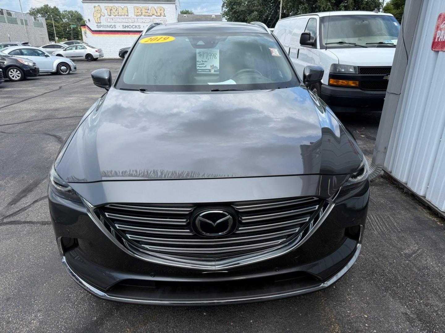 2019 GRAY MAZDA CX-9 SIGNATURE (JM3TCBEY7K0) with an 2.5L engine, Automatic transmission, located at 501 E. Columbia St., Springfield, OH, 45503, (800) 262-7122, 39.925262, -83.801796 - *** Signature *** 36 Service Records on CarFax *** All Wheel Drive *** Moonroof *** Leather *** Heated and Cooled Seating *** Back Up Camera *** Premium Audio *** Tune Up *** New Brakes *** New Wipers *** Oil Change *** Inspection *** New Cabin and Air filter *** Jay North Auto has offered hand- Photo#1