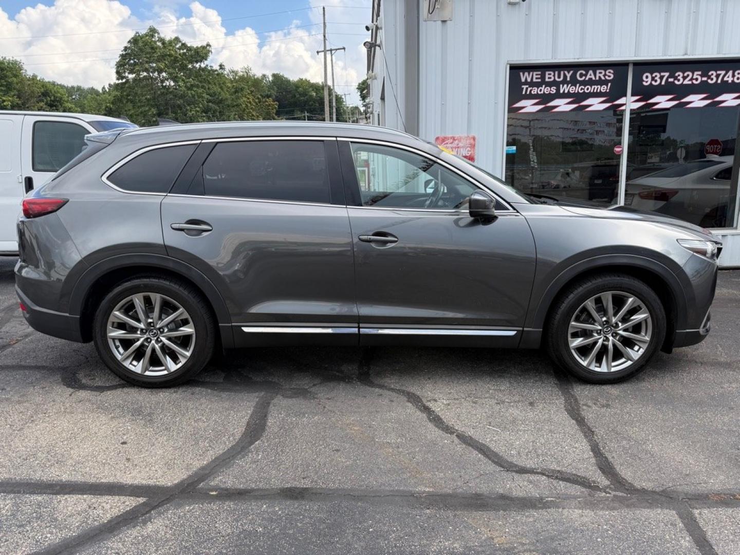 2019 GRAY MAZDA CX-9 SIGNATURE (JM3TCBEY7K0) with an 2.5L engine, Automatic transmission, located at 501 E. Columbia St., Springfield, OH, 45503, (800) 262-7122, 39.925262, -83.801796 - *** Signature *** 36 Service Records on CarFax *** All Wheel Drive *** Moonroof *** Leather *** Heated and Cooled Seating *** Back Up Camera *** Premium Audio *** Tune Up *** New Brakes *** New Wipers *** Oil Change *** Inspection *** New Cabin and Air filter *** Jay North Auto has offered hand- Photo#6