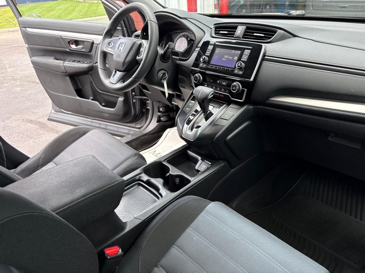 2018 GRAY HONDA CR-V LX (2HKRW6H35JH) with an 2.4L engine, Continuously Variable transmission, located at 501 E. Columbia St., Springfield, OH, 45503, (800) 262-7122, 39.925262, -83.801796- Photo#15