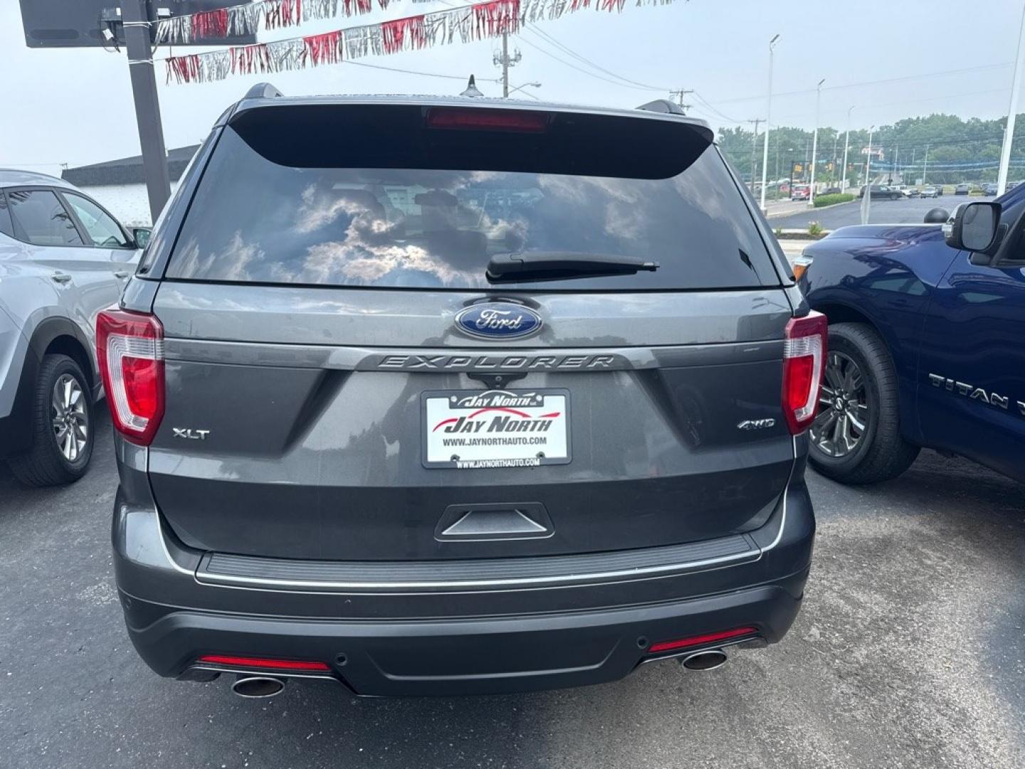 2018 GRAY FORD EXPLORER XLT (1FM5K8D84JG) with an 3.5L engine, Automatic transmission, located at 501 E. Columbia St., Springfield, OH, 45503, (800) 262-7122, 39.925262, -83.801796 - *** 3.5L V6 *** 4wd *** SEE CarFax Priced accordingly *** EQUIPMENT GROUP 202A DRIVER CONNECT PACKAGE 8'' LCD TOUCHSCREEN SYNC 3 SYNC CONNECT POWER LIFTGATE REMOTE START SYSTEM AUTO DUAL ZONE CLIMATE CTRL 10-WAY POWER PASSENGER SEAT FORWARD SENSING SYSTEM HEATED STEERING WHEEL COMFOR- Photo#4