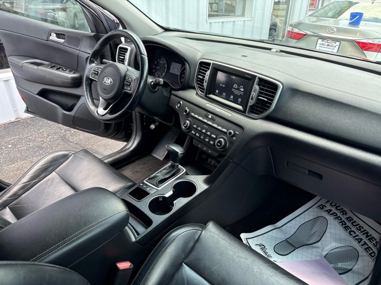 2017 BLACK KIA SPORTAGE EX PREMIUM (KNDPNCAC3H7) with an 2.4L engine, Automatic transmission, located at 501 E. Columbia St., Springfield, OH, 45503, (800) 262-7122, 39.925262, -83.801796 - *** 1-Owner w/ Clean CarFax *** Tune Up *** New Brakes *** New wheel hub and axle *** New Cabin and Air filter *** Oil Change *** EX Premium Package Panoramic Sunroof- Pwr Folding Mirrors w/ LED Turn Signals- Blind Spot Detection (BSD)- Lane Change Assist (LCA)- Rear Cross Traffic Alert (RCTA)- Hea- Photo#15