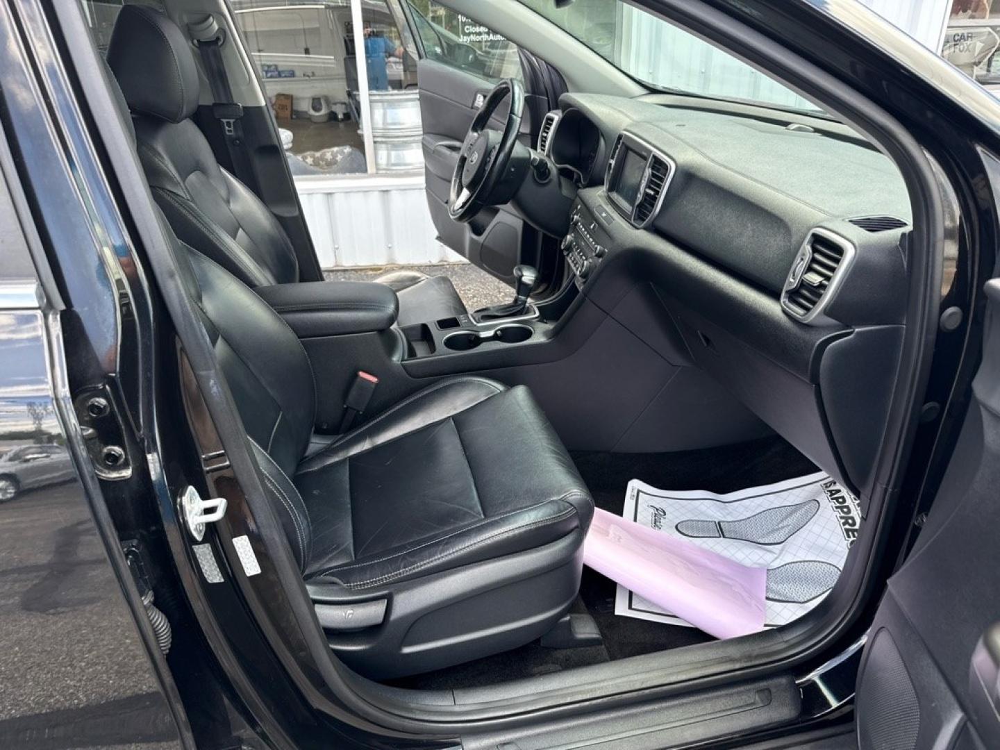 2017 BLACK KIA SPORTAGE EX PREMIUM (KNDPNCAC3H7) with an 2.4L engine, Automatic transmission, located at 501 E. Columbia St., Springfield, OH, 45503, (800) 262-7122, 39.925262, -83.801796 - *** 1-Owner w/ Clean CarFax *** Tune Up *** New Brakes *** New wheel hub and axle *** New Cabin and Air filter *** Oil Change *** EX Premium Package Panoramic Sunroof- Pwr Folding Mirrors w/ LED Turn Signals- Blind Spot Detection (BSD)- Lane Change Assist (LCA)- Rear Cross Traffic Alert (RCTA)- Hea- Photo#16