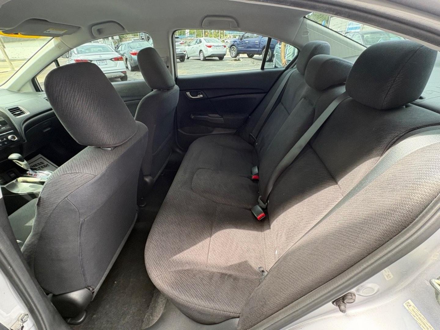 2013 SILVER HONDA CIVIC LX (19XFB2F59DE) with an 1.8L engine, Automatic transmission, located at 501 E. Columbia St., Springfield, OH, 45503, (800) 262-7122, 39.925262, -83.801796 - *** Clean CarFax *** New Brakes *** New Wipers *** Inspection *** LX *** Automatic *** 1.8L *** Jay North Auto has offered hand picked vehicles since 1965! Our customer's enjoy a NO pressure buying experience with a small town feel. We are a preferred dealer for many local credit unions and le- Photo#11