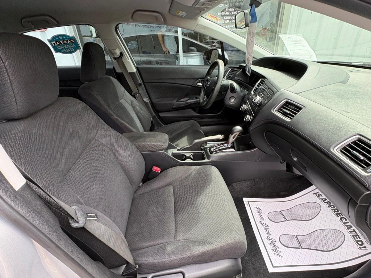 2013 SILVER HONDA CIVIC LX (19XFB2F59DE) with an 1.8L engine, Automatic transmission, located at 501 E. Columbia St., Springfield, OH, 45503, (800) 262-7122, 39.925262, -83.801796 - *** Clean CarFax *** New Brakes *** New Wipers *** Inspection *** LX *** Automatic *** 1.8L *** Jay North Auto has offered hand picked vehicles since 1965! Our customer's enjoy a NO pressure buying experience with a small town feel. We are a preferred dealer for many local credit unions and le- Photo#16