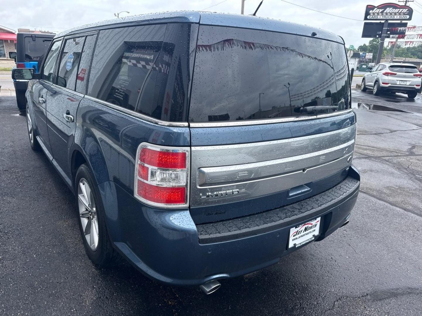 2019 BLUE FORD FLEX LIMITED (2FMHK6D81KB) with an 3.5L engine, Automatic transmission, located at 501 E. Columbia St., Springfield, OH, 45503, (800) 262-7122, 39.925262, -83.801796 - *** New Tires *** Limited *** 3.5L V6 AWD *** Remote Start *** Third Row Seating *** Inspection *** Oil Change *** New Cabin and Air Filter *** EQUIPMENT GROUP 301A ACTIVE PARK ASSIST ADAPT CRUISE/COLLI WARNING POWERFOLD 3RD ROW SEAT 10-WAY HTD/COOLED FRONT SEATS PWR TILT TELE STEERING COL- Photo#4