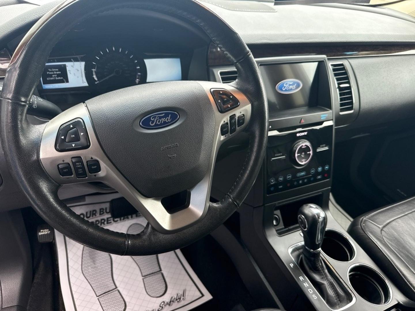 2019 BLUE FORD FLEX LIMITED (2FMHK6D81KB) with an 3.5L engine, Automatic transmission, located at 501 E. Columbia St., Springfield, OH, 45503, (800) 262-7122, 39.925262, -83.801796 - *** New Tires *** Limited *** 3.5L V6 AWD *** Remote Start *** Third Row Seating *** Inspection *** Oil Change *** New Cabin and Air Filter *** EQUIPMENT GROUP 301A ACTIVE PARK ASSIST ADAPT CRUISE/COLLI WARNING POWERFOLD 3RD ROW SEAT 10-WAY HTD/COOLED FRONT SEATS PWR TILT TELE STEERING COL- Photo#14