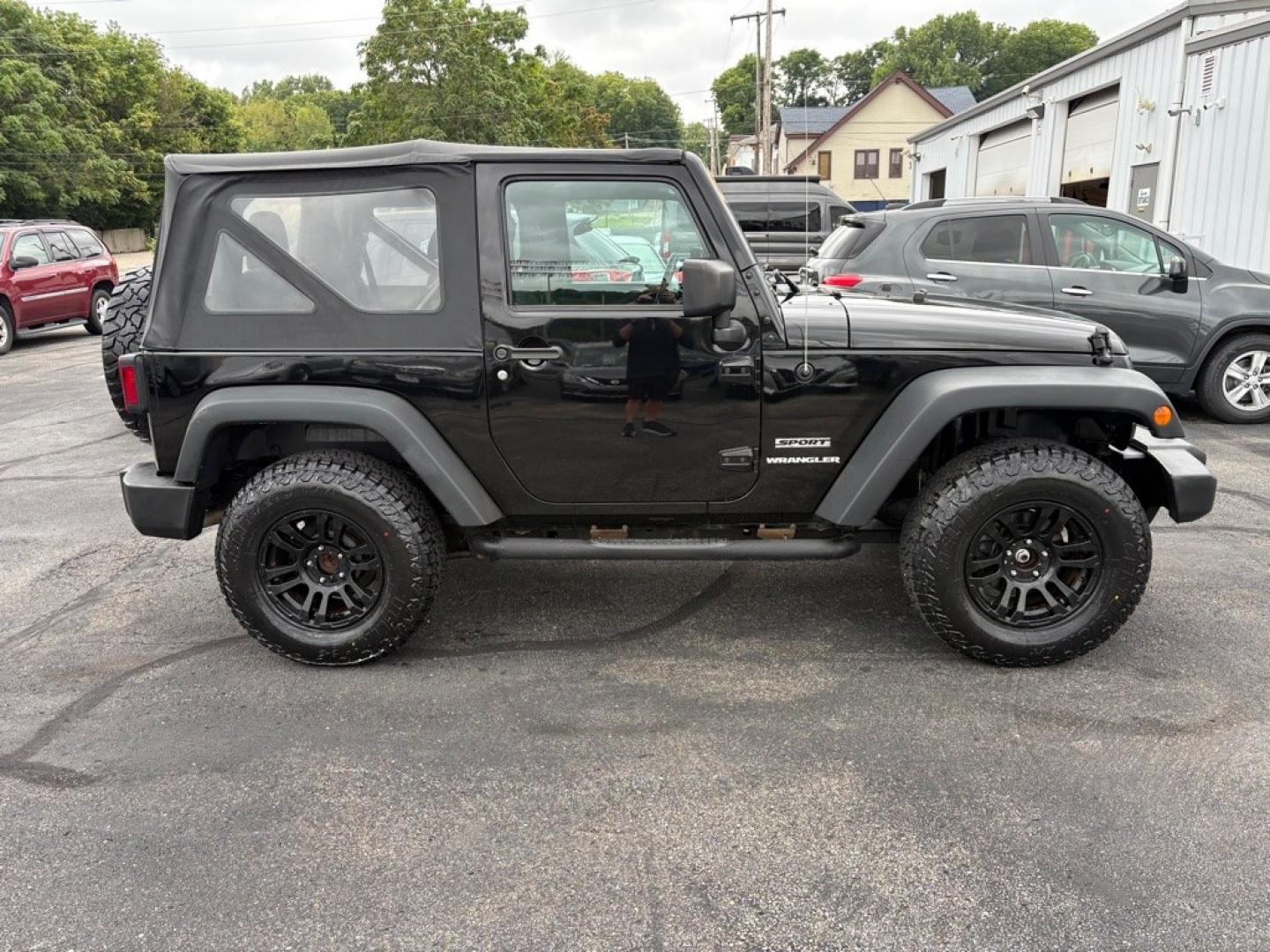 2017 BLACK JEEP WRANGLER SPORT (1C4AJWAG9HL) with an 3.6L engine, Manual transmission, located at 501 E. Columbia St., Springfield, OH, 45503, (800) 262-7122, 39.925262, -83.801796 - *** New A/T Tires *** Clean CarFax *** Oil Change *** New Axle Seals *** Upgrade Oil Filter Housing *** Inspection *** Manual Trans w/ 4wd *** V6 *** Sharp!! *** New Front Diff cover and Seal *** Jay North Auto has offered hand picked vehicles since 1965! Our customer's enjoy a NO pressure buyin- Photo#1