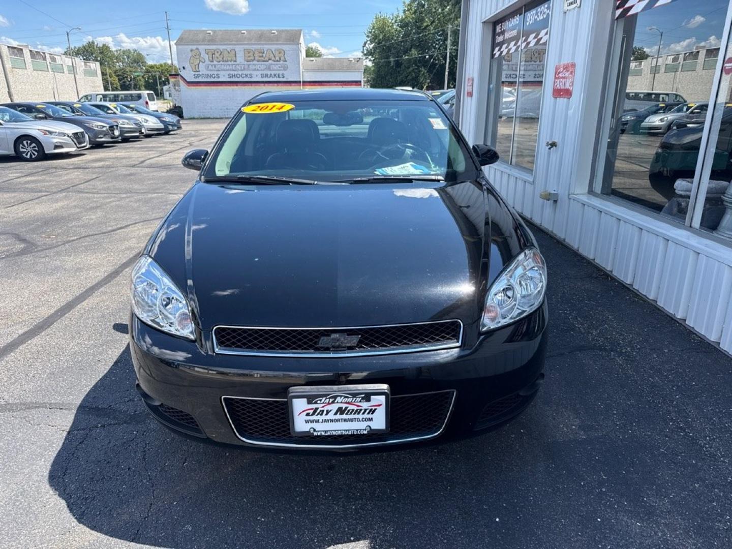 2014 BLACK CHEVROLET IMPALA LIMITED LTZ (2G1WC5E36E1) with an 3.6L engine, Automatic transmission, located at 501 E. Columbia St., Springfield, OH, 45503, (800) 262-7122, 39.925262, -83.801796 - *** Clean CarFax w/ 35 Service Records *** LTZ *** Moonroof *** Leather *** Bose Audio *** New Cabin and Air filter *** New Wipers *** New Tires *** New Brakes *** Remote Start *** Jay North Auto has offered hand picked vehicles since 1965! Our customer's enjoy a NO pressure buying experience w- Photo#1