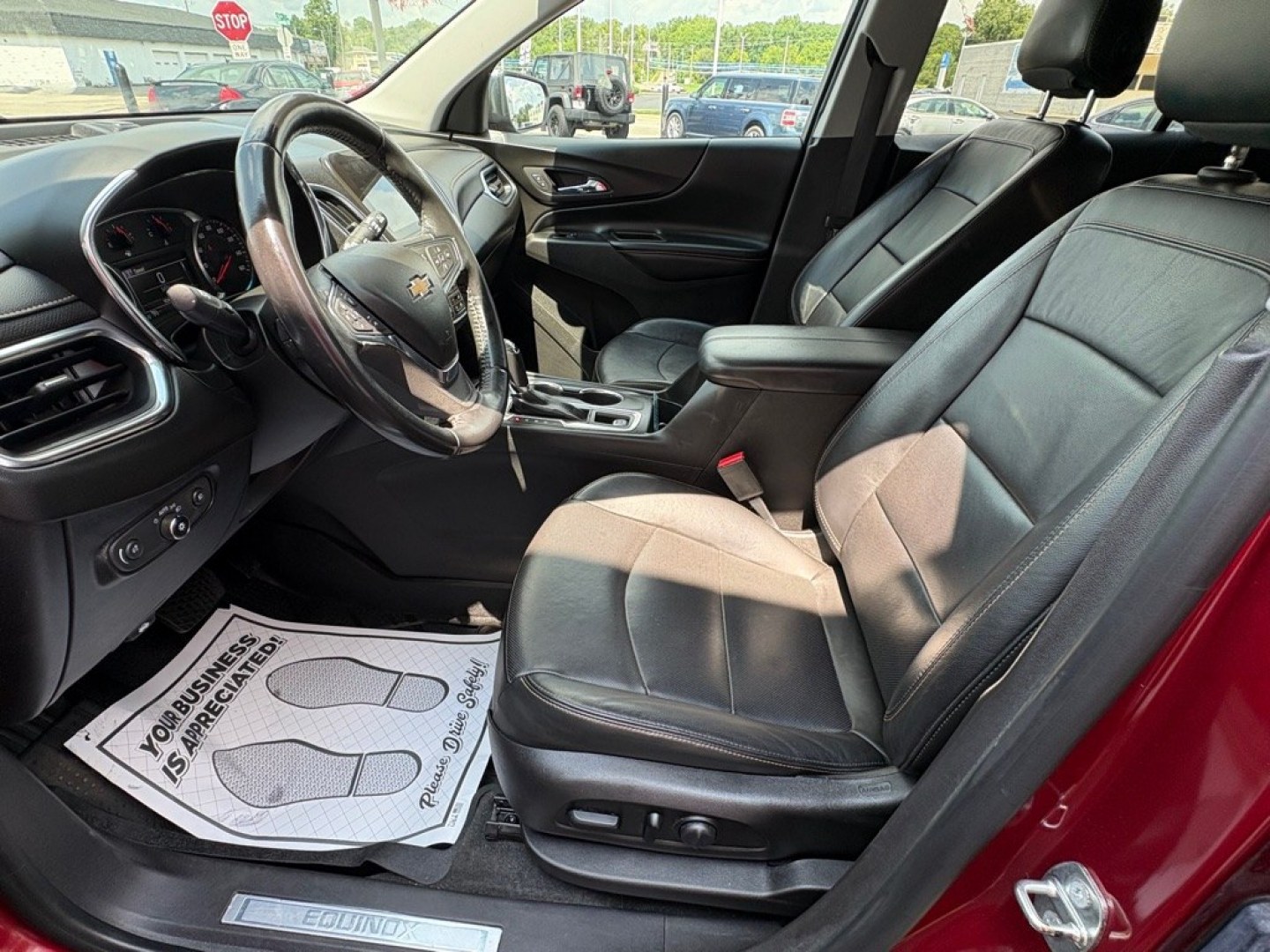 2018 RED CHEVROLET EQUINOX PREMIER (3GNAXMEV2JL) with an 1.5L engine, Automatic transmission, located at 501 E. Columbia St., Springfield, OH, 45503, (800) 262-7122, 39.925262, -83.801796 - ***1-Owner***PREMIER***LOADED***Heated and Cooled Leather Seating***Wireless Charging***Premium Sound System***Power Lift Gate***Heated Steering Wheel***Remote Start***Memory Seats*** Jay North Auto has offered hand picked vehicles since 1965! Our customer's enjoy a NO pressure buying experience- Photo#8