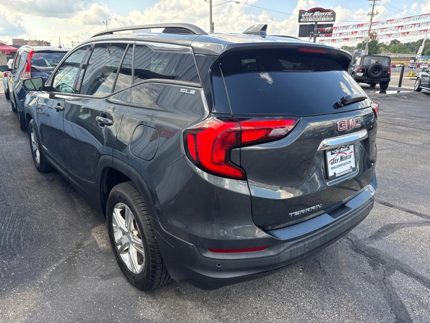 2019 GRAY GMC TERRAIN SLE (3GKALMEV1KL) with an 1.5L engine, Automatic transmission, located at 501 E. Columbia St., Springfield, OH, 45503, (800) 262-7122, 39.925262, -83.801796 - *** SLE *** Remote Start *** FWD *** Jay North Auto has offered hand picked vehicles since 1965! Our customer's enjoy a NO pressure buying experience with a small town feel. We are a preferred dealer for many local credit unions and lenders. Bad credit? No Credit/First time buyer? Open or clos- Photo#3