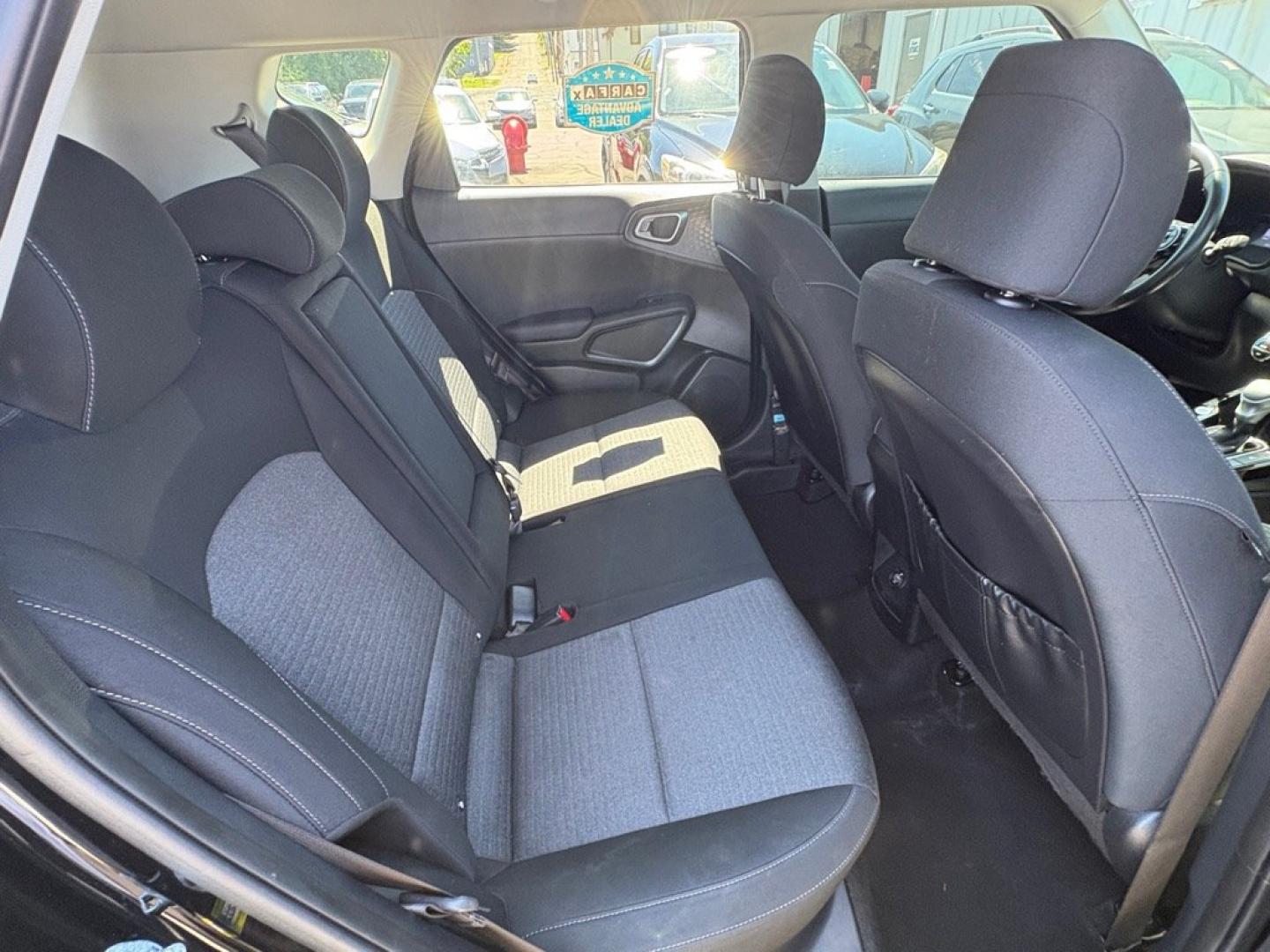 2021 BLACK KIA SOUL EX (KNDJ33AU3M7) with an 2.0L engine, Continuously Variable transmission, located at 501 E. Columbia St., Springfield, OH, 45503, (800) 262-7122, 39.925262, -83.801796 - *** New Brakes *** New Valve Cover gasket *** New Cabin and Air filter *** Oil change *** Inspection *** New Wipers *** Tune Up *** Power Driver's Seat w/ Power Lumbar Included- Power Sunroof with Sunshade Included- Forward Collision-Avoidance Assist-Car Included- Blind-Spot Collision Warning (B- Photo#13
