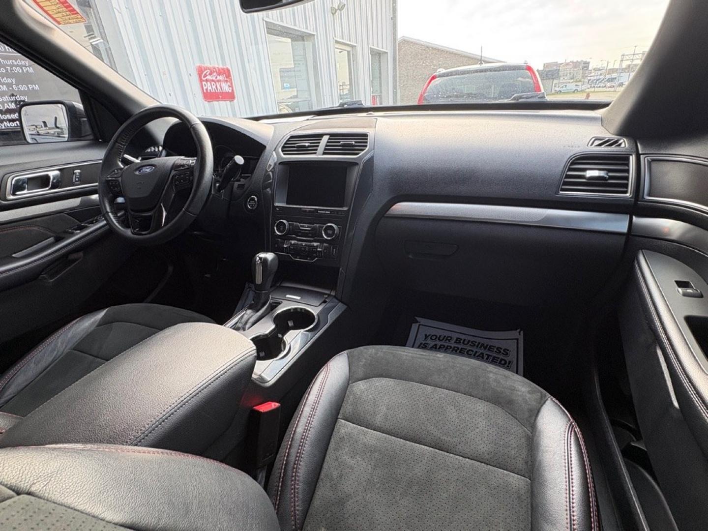 2019 WHITE FORD EXPLORER XLT (1FM5K8D83KG) with an 3.5L engine, Automatic transmission, located at 501 E. Columbia St., Springfield, OH, 45503, (800) 262-7122, 39.925262, -83.801796 - ***Clean Carfax***XLT Sport Appearance Package***Heated Leather and Suede Seating***Navigation***Blind Spot***Power Lift Gate***2nd Row Bucket Seats***Heated Steering Wheel***New Tires***All New Brakes***Fresh Oil Change*** Jay North Auto has offered hand picked vehicles since 1965! Our custome- Photo#21