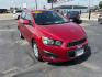 2013 RED CHEVROLET SONIC LT (1G1JC6SB8D4) with an 1.4L engine, Automatic transmission, located at 501 E. Columbia St., Springfield, OH, 45503, (800) 262-7122, 39.925262, -83.801796- Photo#0