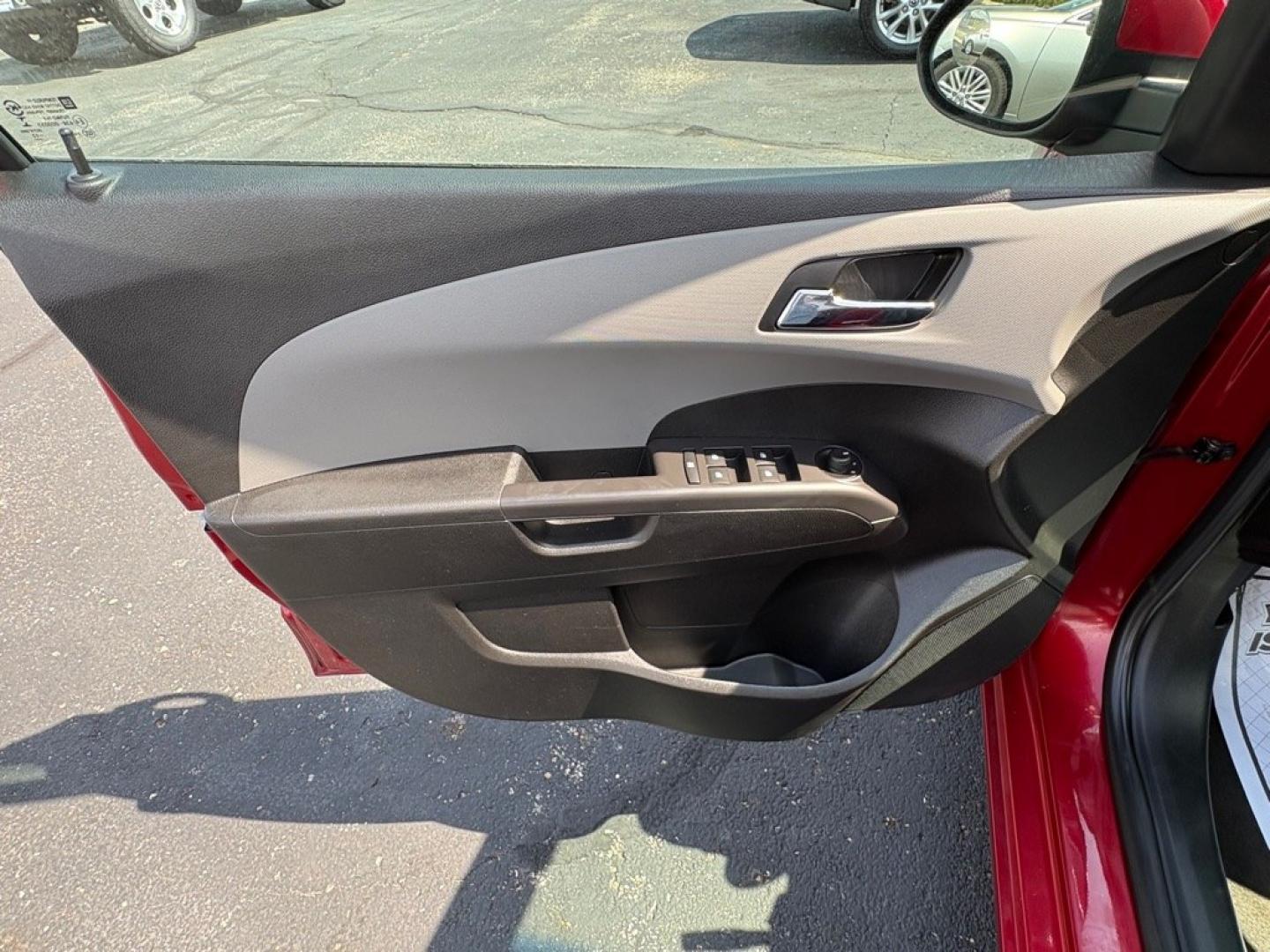 2013 RED CHEVROLET SONIC LT (1G1JC6SB8D4) with an 1.4L engine, Automatic transmission, located at 501 E. Columbia St., Springfield, OH, 45503, (800) 262-7122, 39.925262, -83.801796- Photo#7
