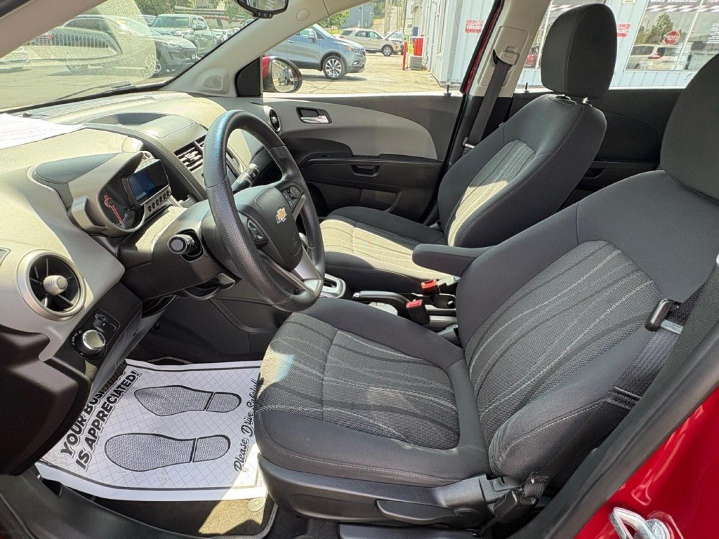 2013 RED CHEVROLET SONIC LT (1G1JC6SB8D4) with an 1.4L engine, Automatic transmission, located at 501 E. Columbia St., Springfield, OH, 45503, (800) 262-7122, 39.925262, -83.801796- Photo#8