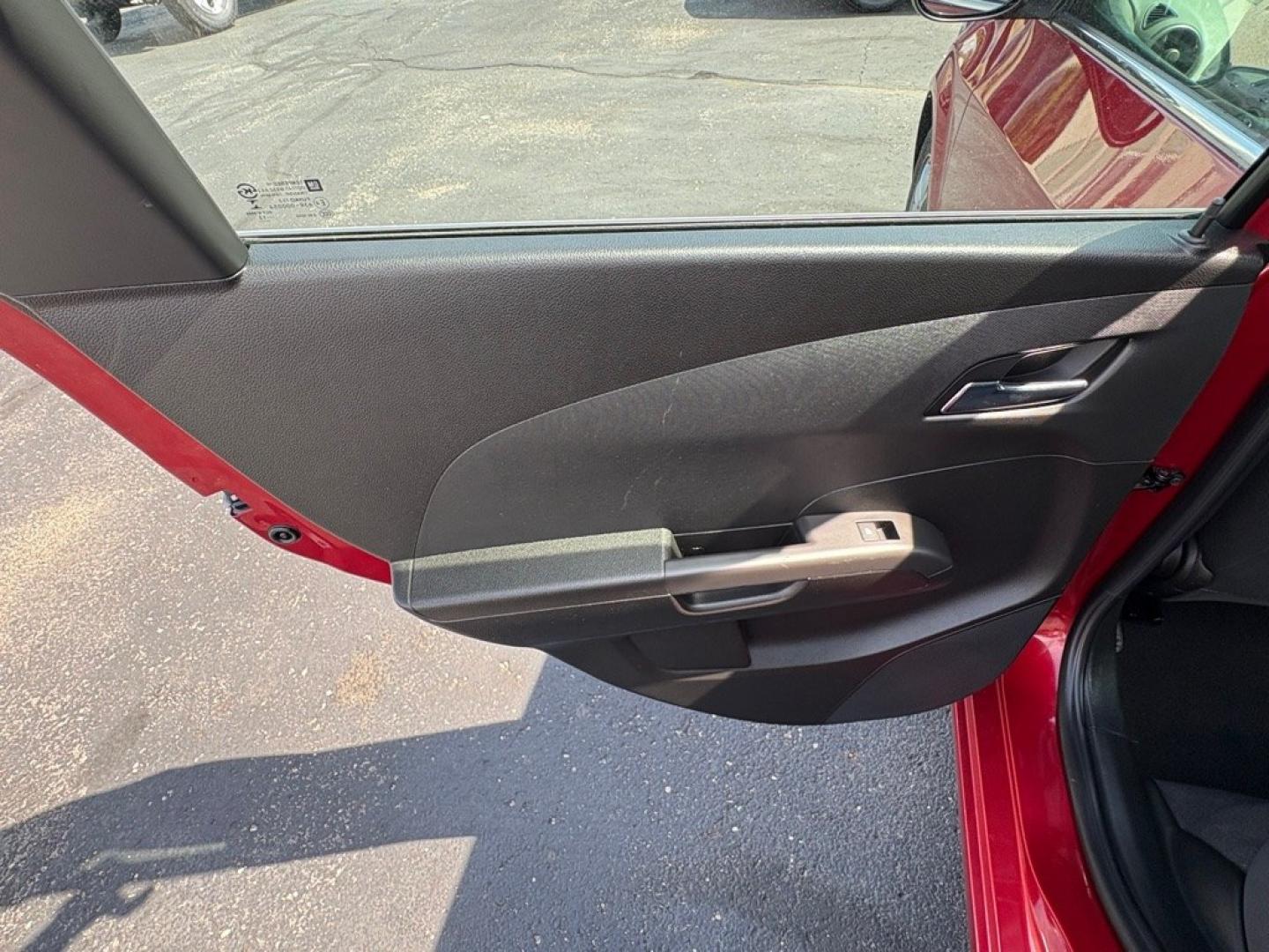 2013 RED CHEVROLET SONIC LT (1G1JC6SB8D4) with an 1.4L engine, Automatic transmission, located at 501 E. Columbia St., Springfield, OH, 45503, (800) 262-7122, 39.925262, -83.801796- Photo#10
