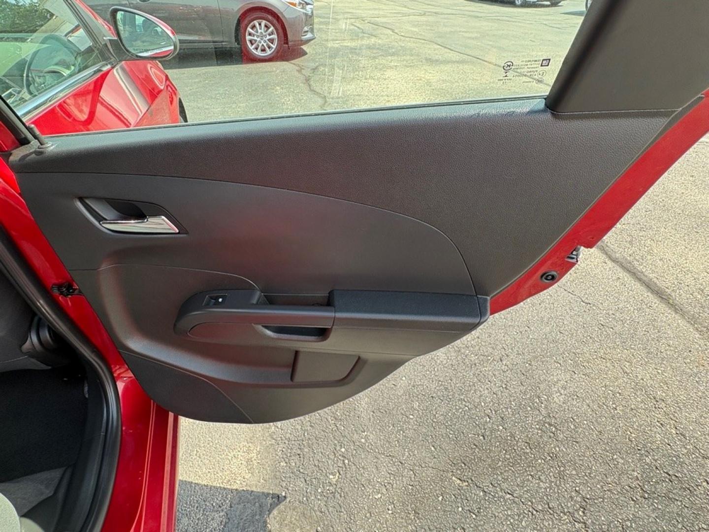 2013 RED CHEVROLET SONIC LT (1G1JC6SB8D4) with an 1.4L engine, Automatic transmission, located at 501 E. Columbia St., Springfield, OH, 45503, (800) 262-7122, 39.925262, -83.801796- Photo#13