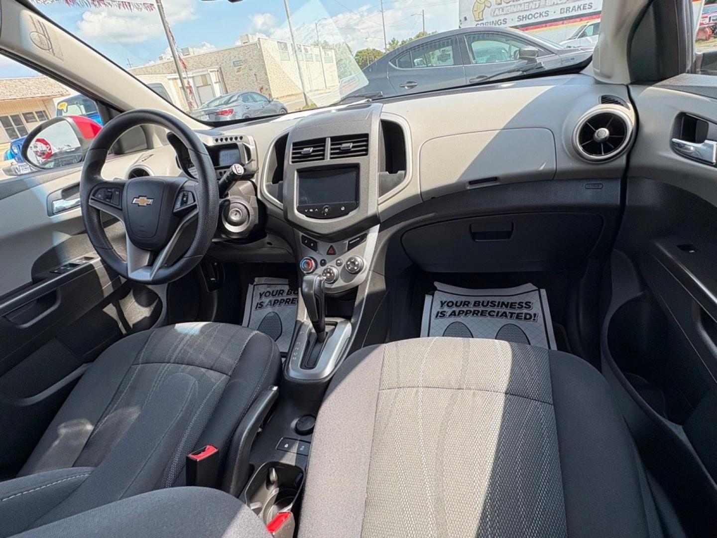 2013 RED CHEVROLET SONIC LT (1G1JC6SB8D4) with an 1.4L engine, Automatic transmission, located at 501 E. Columbia St., Springfield, OH, 45503, (800) 262-7122, 39.925262, -83.801796- Photo#17