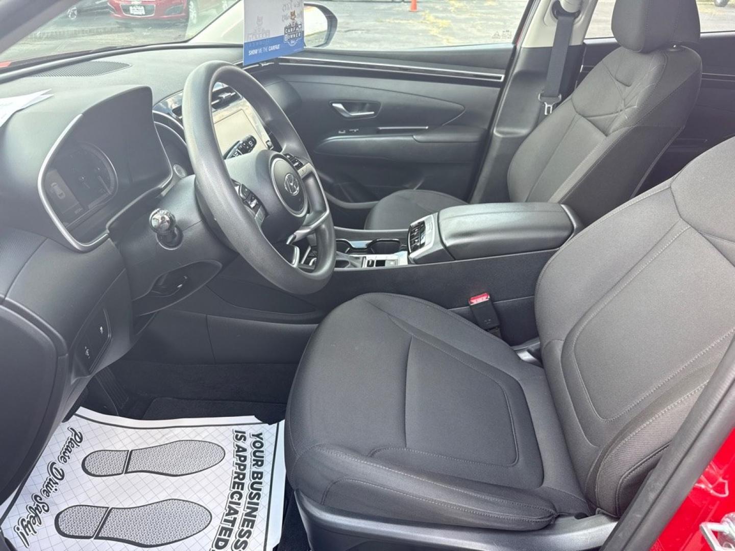 2022 RED HYUNDAI TUCSON SEL (5NMJBCAE2NH) with an 2.5L engine, Automatic transmission, located at 501 E. Columbia St., Springfield, OH, 45503, (800) 262-7122, 39.925262, -83.801796 - *** New Tires *** 1 Owner w/ Clean CarFax *** New Brakes *** Oil Change and Inspection *** New Wipers *** New Cabin and Air filter *** Forward Collision Assist *** Lane Assist *** Blind Spot *** Rear Traffic assist *** Heated Seats *** Apple CarPlay *** SEL *** AWD *** NICE *** Jay North Auto ha- Photo#13