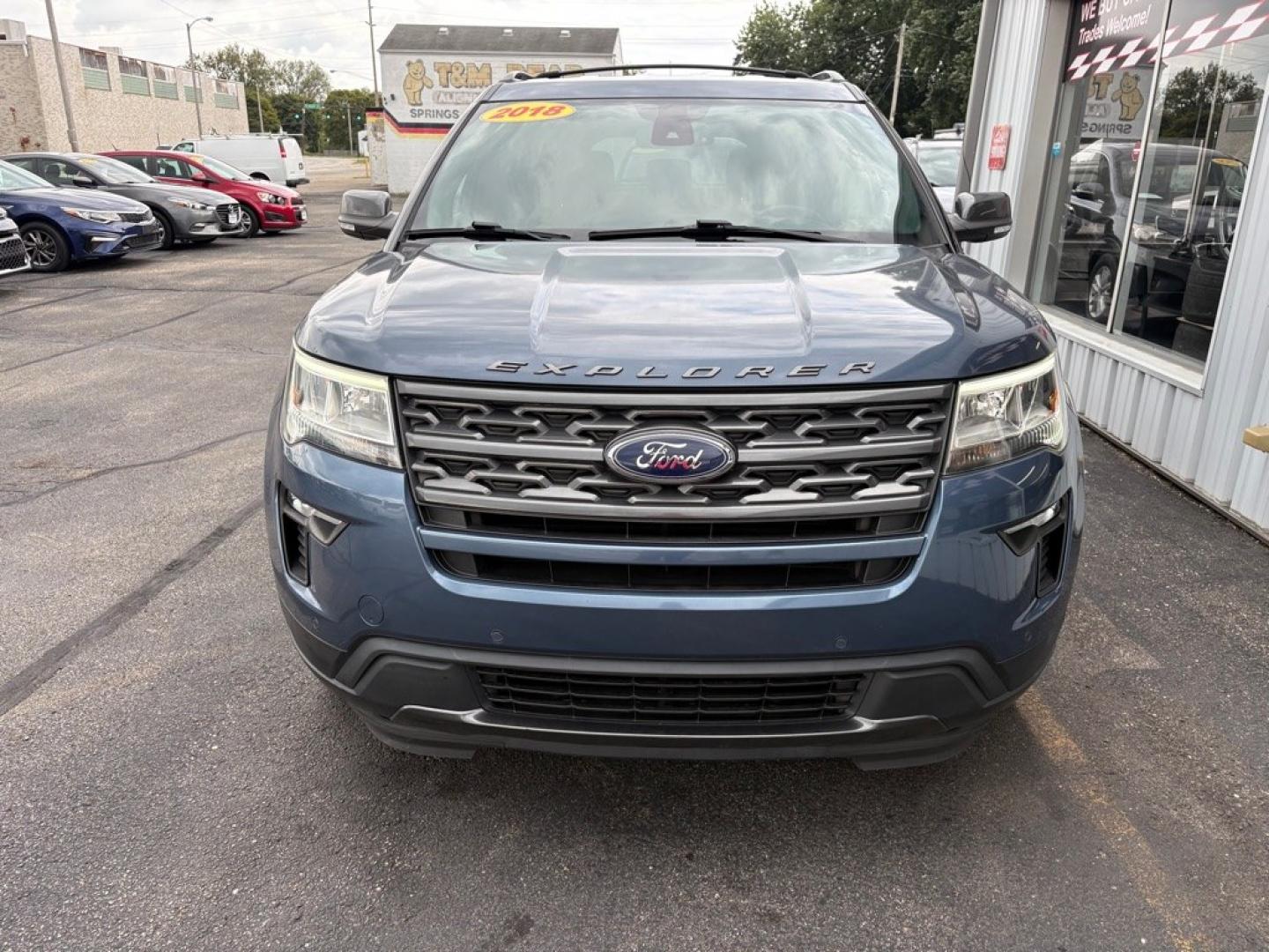 2018 BLUE FORD EXPLORER XLT (1FM5K8D83JG) with an 3.5L engine, Automatic transmission, located at 501 E. Columbia St., Springfield, OH, 45503, (800) 262-7122, 39.925262, -83.801796 - ***1-Owner***Clean Carfax***4WD***XLT***Sport Appearance Package***Ford Safe and Smart Package***Heated Leather/Suede Seating***Heated Steering Wheel***Remote Start***Navigation***Power Lift Gate***All New Brake Pads and Rotors***New Air Filter and Cabin Air Filter***Fresh Oil Change*** Jay Nor- Photo#6