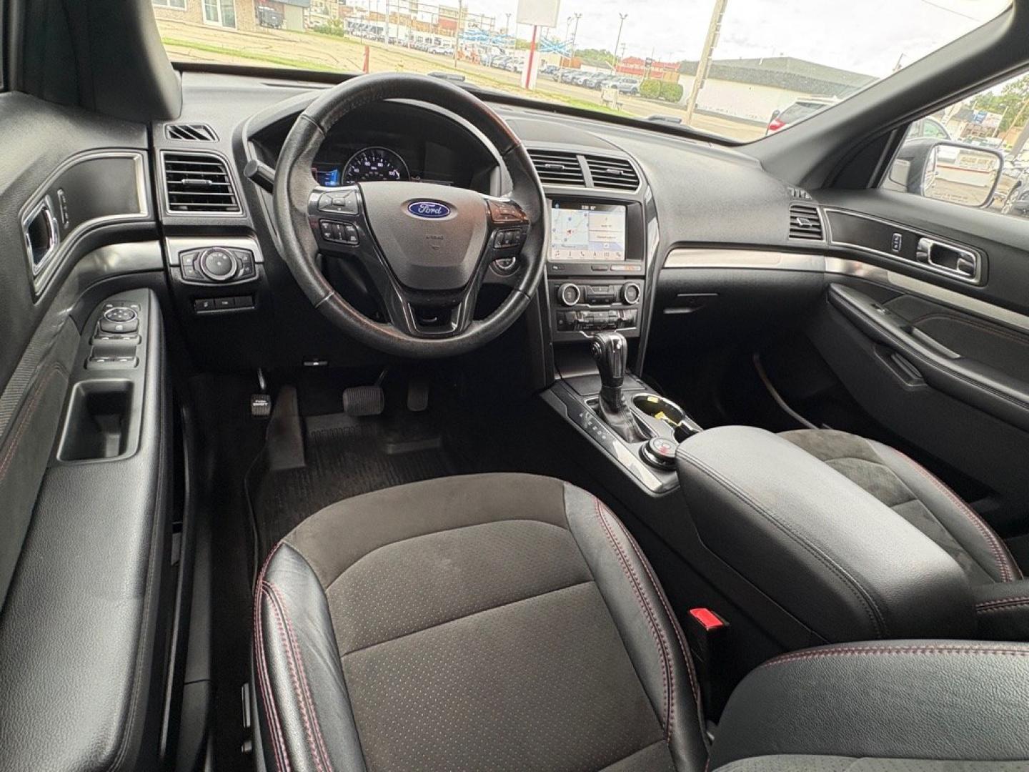 2018 BLUE FORD EXPLORER XLT (1FM5K8D83JG) with an 3.5L engine, Automatic transmission, located at 501 E. Columbia St., Springfield, OH, 45503, (800) 262-7122, 39.925262, -83.801796 - ***1-Owner***Clean Carfax***4WD***XLT***Sport Appearance Package***Ford Safe and Smart Package***Heated Leather/Suede Seating***Heated Steering Wheel***Remote Start***Navigation***Power Lift Gate***All New Brake Pads and Rotors***New Air Filter and Cabin Air Filter***Fresh Oil Change*** Jay Nor- Photo#11