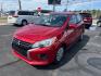 2024 RED MITSUBISHI MIRAGE ES (ML32AUHJ0RH) with an 1.2L engine, Continuously Variable transmission, located at 501 E. Columbia St., Springfield, OH, 45503, (800) 262-7122, 39.925262, -83.801796- Photo#2