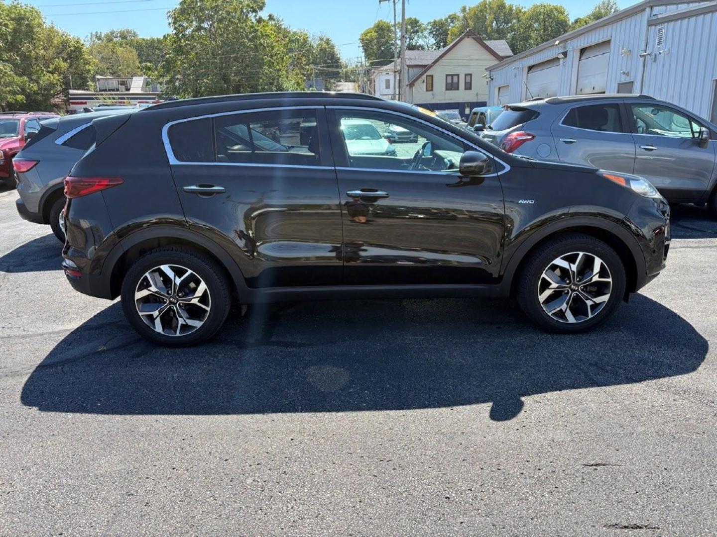 2022 BLACK KIA SPORTAGE EX (KNDPNCAC3N7) with an 2.4L engine, Automatic transmission, located at 501 E. Columbia St., Springfield, OH, 45503, (800) 262-7122, 39.925262, -83.801796- Photo#1
