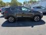 2022 BLACK KIA SPORTAGE EX (KNDPNCAC3N7) with an 2.4L engine, Automatic transmission, located at 501 E. Columbia St., Springfield, OH, 45503, (800) 262-7122, 39.925262, -83.801796 - *** 1 Owner *** AWD *** 18'' Alloy Wheels Included- Panoramic Sunroof w/ Power Sunshade Included- Blind-Spot Collision Warning Included- Rear Cross-Traffic Collision Warning Included- Smart (Hands-free) Power Liftgate Included- SynTex Seating Material Included- 10-Way Power Driver's Seat with Lumba- Photo#1