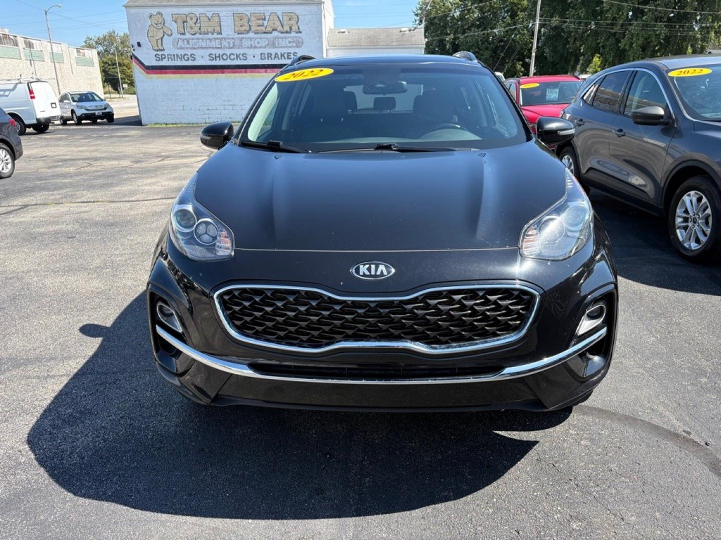 2022 BLACK KIA SPORTAGE EX (KNDPNCAC3N7) with an 2.4L engine, Automatic transmission, located at 501 E. Columbia St., Springfield, OH, 45503, (800) 262-7122, 39.925262, -83.801796- Photo#6