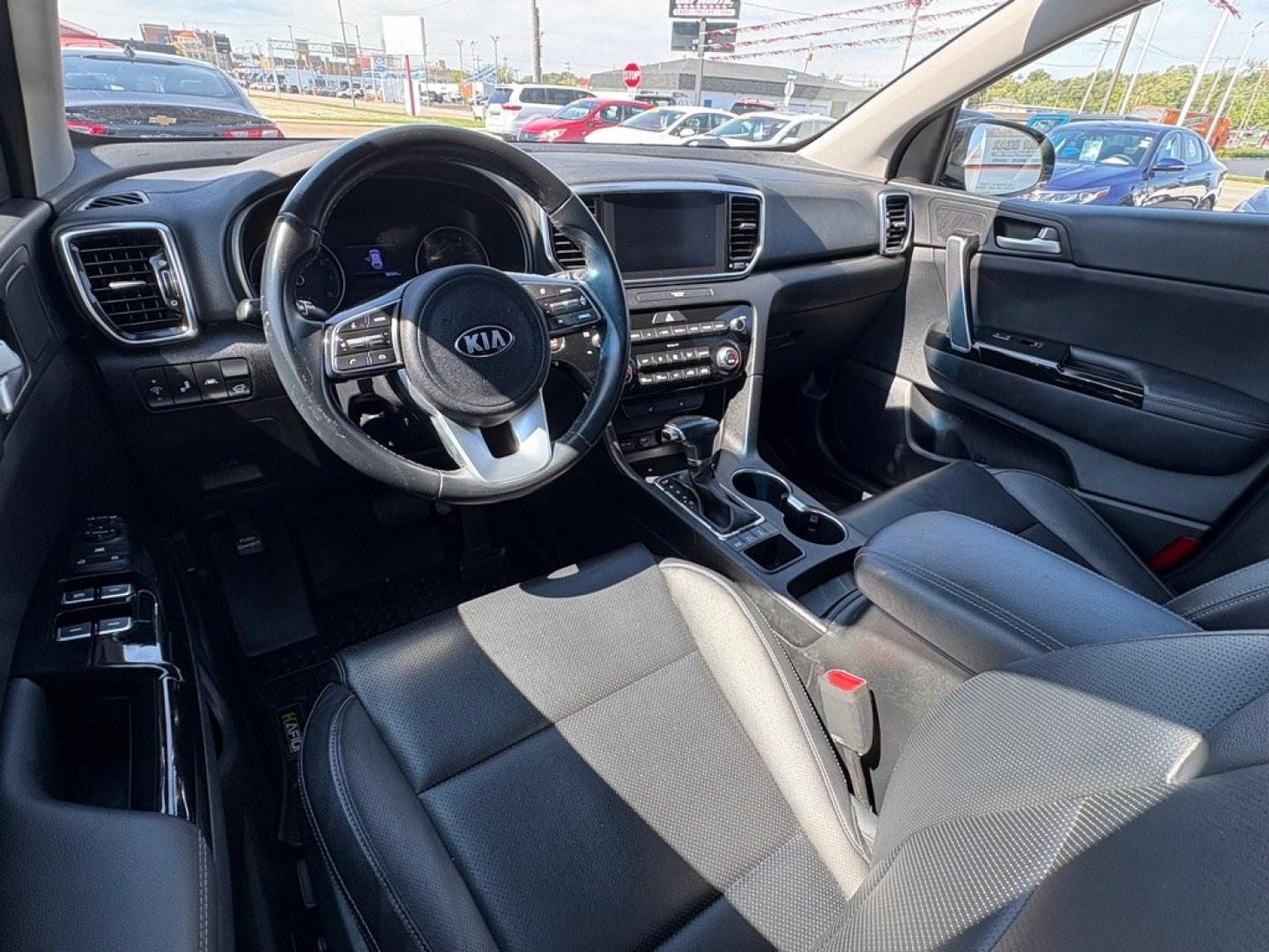 2022 BLACK KIA SPORTAGE EX (KNDPNCAC3N7) with an 2.4L engine, Automatic transmission, located at 501 E. Columbia St., Springfield, OH, 45503, (800) 262-7122, 39.925262, -83.801796- Photo#13