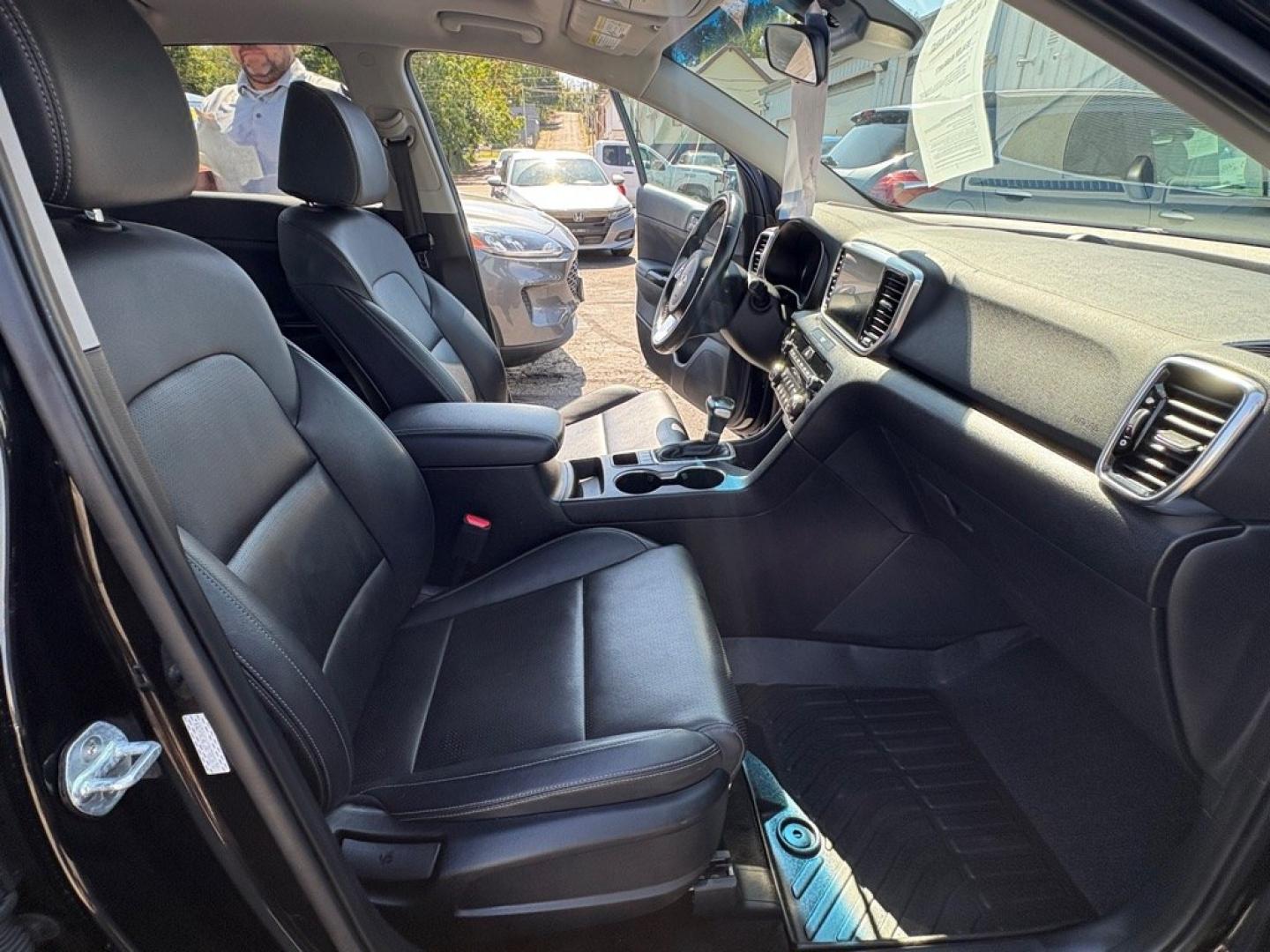 2022 BLACK KIA SPORTAGE EX (KNDPNCAC3N7) with an 2.4L engine, Automatic transmission, located at 501 E. Columbia St., Springfield, OH, 45503, (800) 262-7122, 39.925262, -83.801796- Photo#20