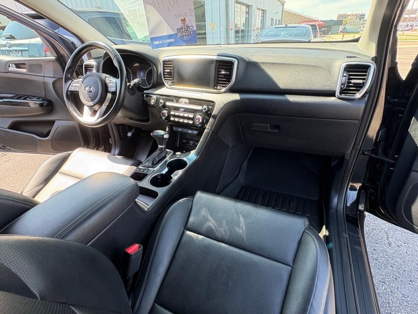 2022 BLACK KIA SPORTAGE EX (KNDPNCAC3N7) with an 2.4L engine, Automatic transmission, located at 501 E. Columbia St., Springfield, OH, 45503, (800) 262-7122, 39.925262, -83.801796- Photo#21