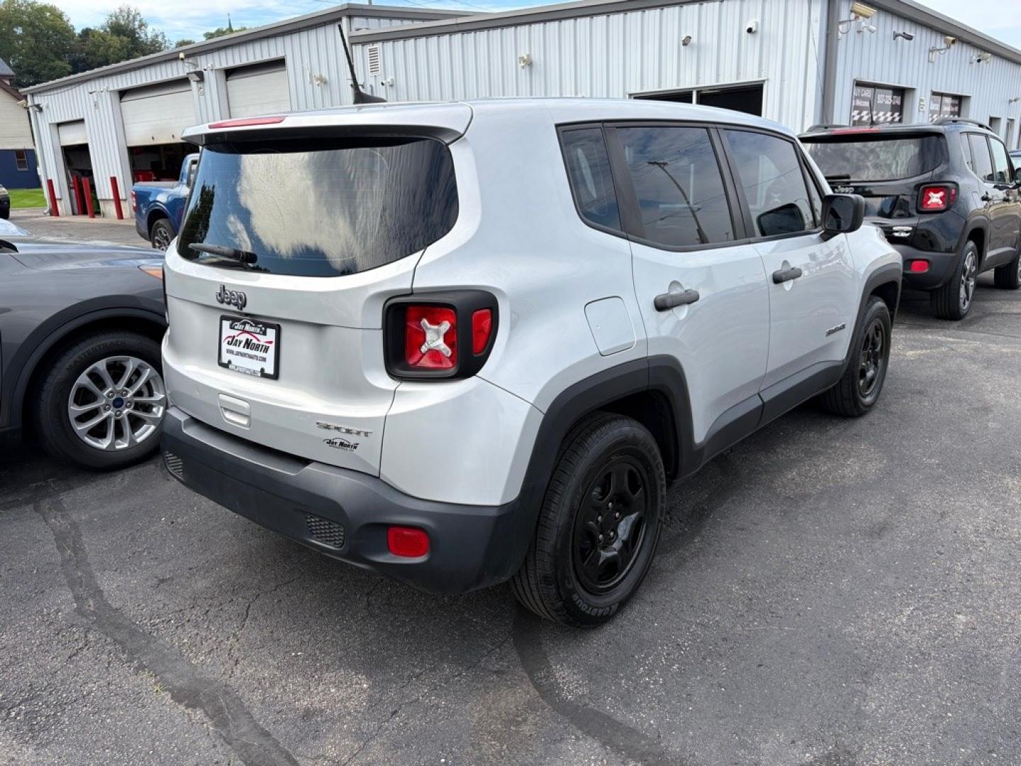 2021 SILVER JEEP RENEGADE SPORT (ZACNJCAB2MP) with an 2.4L engine, Automatic transmission, located at 501 E. Columbia St., Springfield, OH, 45503, (800) 262-7122, 39.925262, -83.801796 - ***Clean Carfax***Sport***FWD***Lane-Departure Warn, Blind Spot, Cross-Path Detection, and Forwand Collison Warning***Apple and Android Auto***New Air Filter, Cabin Air Filter, Wiper Blades, and Sway Bar Links***New Front and Rear Brake Pads and Rotors*** Jay North Auto has offered hand picked- Photo#2