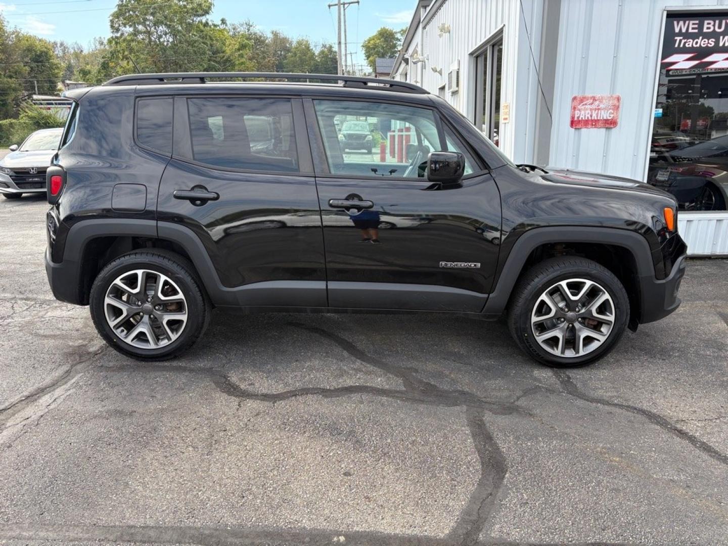 2017 BLACK JEEP RENEGADE LATITUDE (ZACCJBBB1HP) with an 2.4L engine, Automatic transmission, located at 501 E. Columbia St., Springfield, OH, 45503, (800) 262-7122, 39.925262, -83.801796 - ***1-Owner***Latitude***4X4***Heated Seats***Heated Steering Wheel***Remote Start***New Wiper Blades***New Air Filter, Cabin Air Filter, Spark Plugs, and Sway Bar Links***New Tires***New Front and Rear Brake Pads and Rotors***Fresh Oil Change*** Jay North Auto has offered hand picked vehicles s- Photo#1