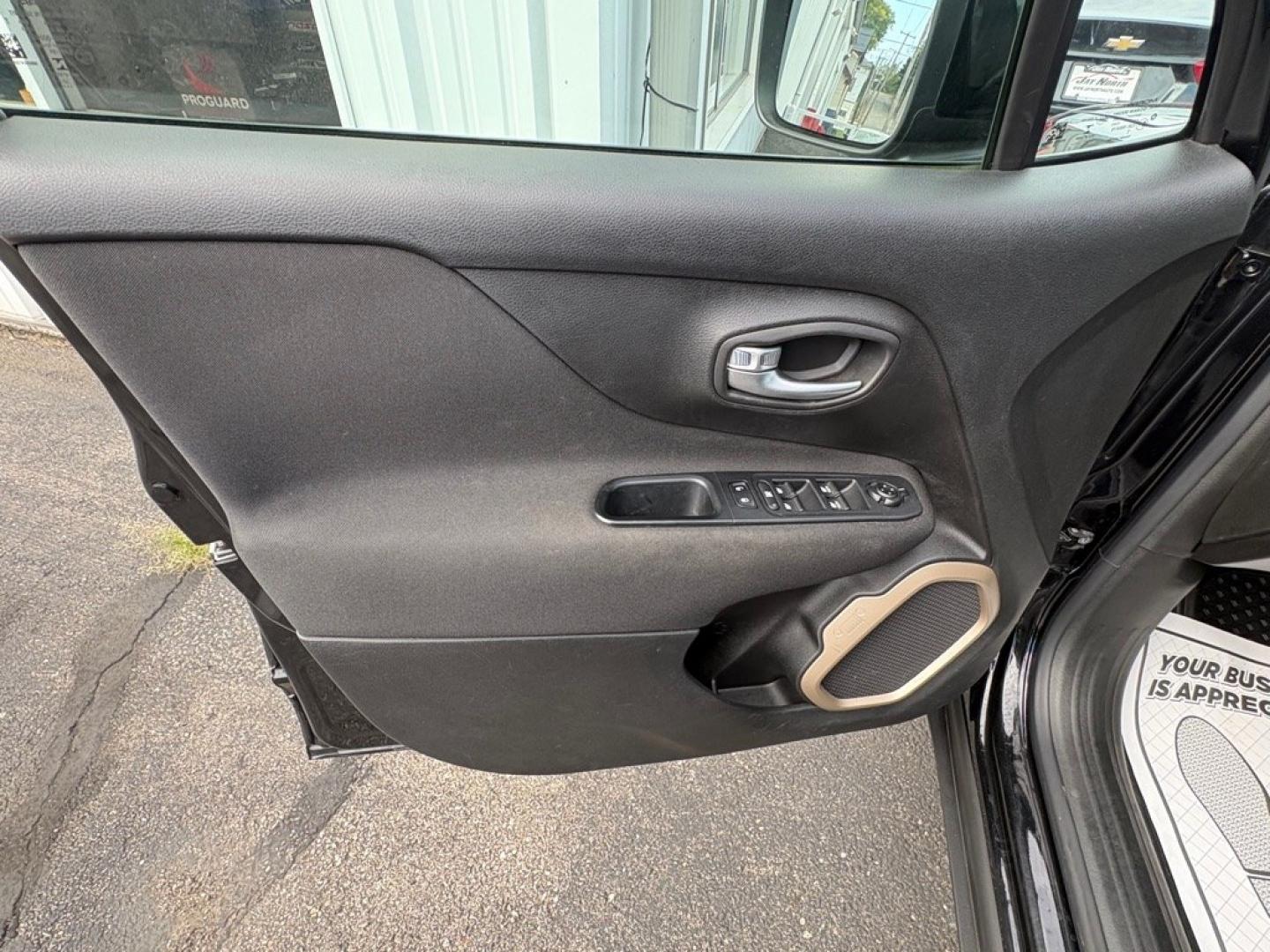 2017 BLACK JEEP RENEGADE LATITUDE (ZACCJBBB1HP) with an 2.4L engine, Automatic transmission, located at 501 E. Columbia St., Springfield, OH, 45503, (800) 262-7122, 39.925262, -83.801796 - ***1-Owner***Latitude***4X4***Heated Seats***Heated Steering Wheel***Remote Start***New Wiper Blades***New Air Filter, Cabin Air Filter, Spark Plugs, and Sway Bar Links***New Tires***New Front and Rear Brake Pads and Rotors***Fresh Oil Change*** Jay North Auto has offered hand picked vehicles s- Photo#7