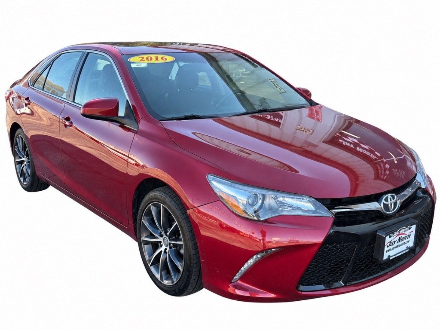 2016 RED TOYOTA CAMRY XSE (4T1BF1FK7GU) with an 2.5L engine, Automatic transmission, located at 501 E. Columbia St., Springfield, OH, 45503, (800) 262-7122, 39.925262, -83.801796 - **2016 Toyota Camry XSE - Only 92K Miles, 26 Service Records and New Tires!** Check out this SHARP 2016 Toyota Camry XSE! Powered by a fuel-efficient 2.5L 4-cylinder engine, this sporty sedan offers the perfect combination of comfort, reliability, and style! With only 92K miles, 2 previous owne- Photo#0